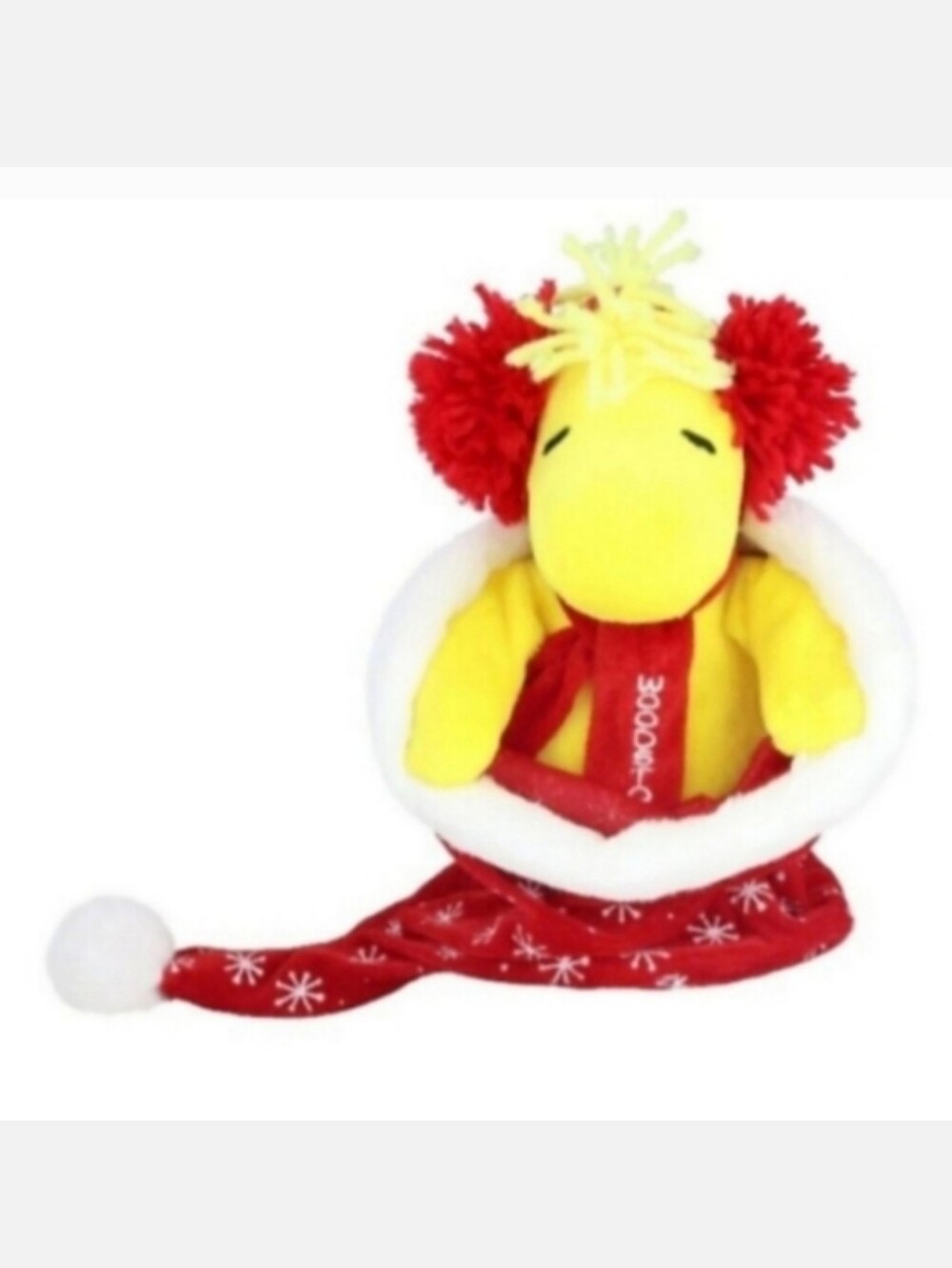 Dancing Singing Musical Peek a Boo Woodstock Snoopy Peanuts Christmas Decor NWT